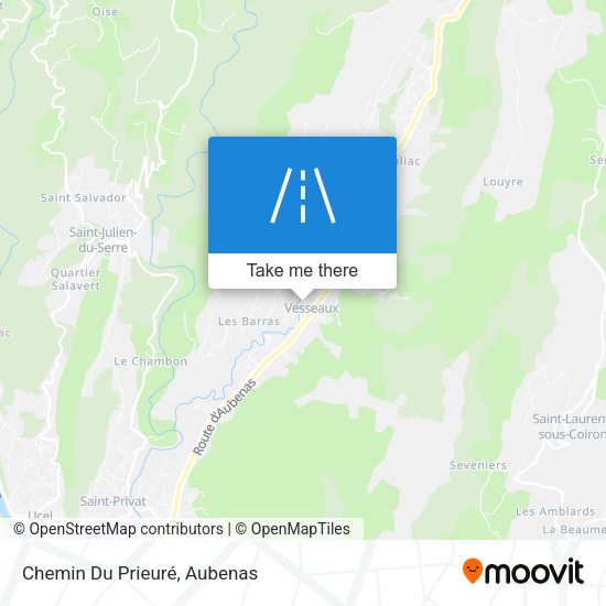 Chemin Du Prieuré map