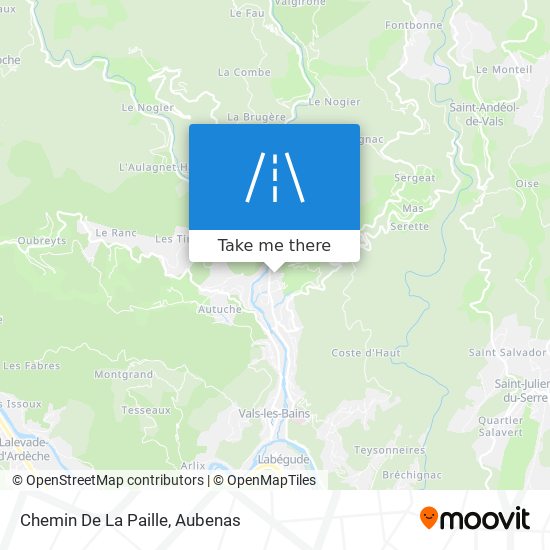 Chemin De La Paille map