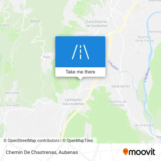 Mapa Chemin De Chastrenas
