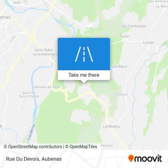 Rue Du Devois map
