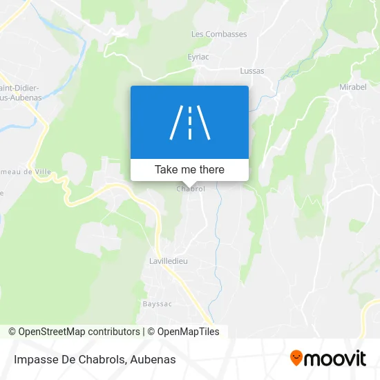 Impasse De Chabrols map