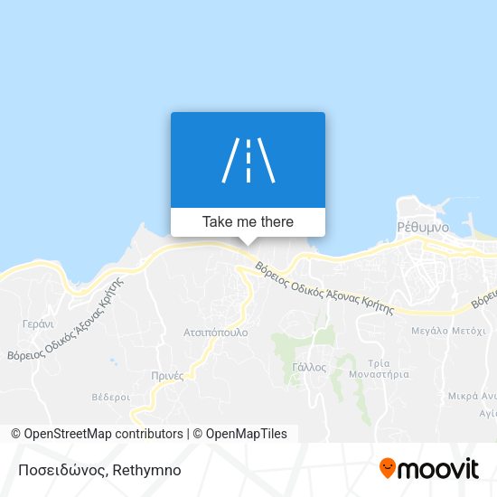 Ποσειδώνος map