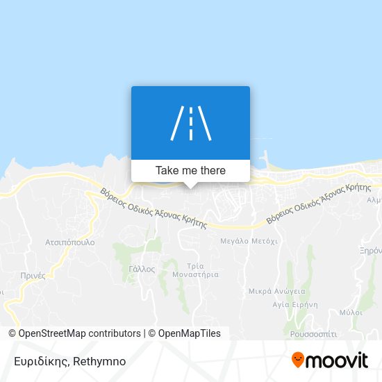 Ευριδίκης map