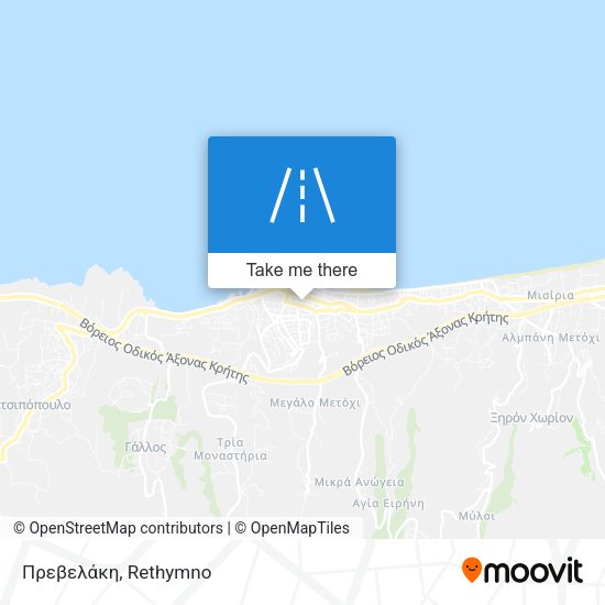 Πρεβελάκη map