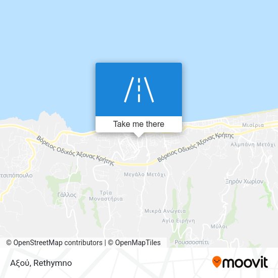 Αξού map