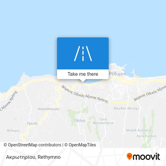 Ακρωτηρίου map