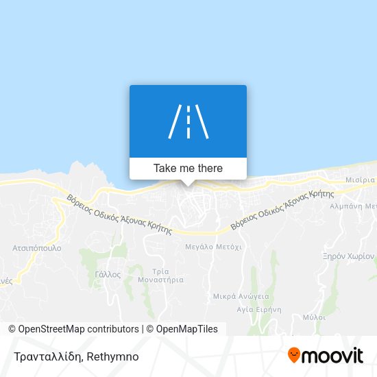 Τρανταλλίδη map