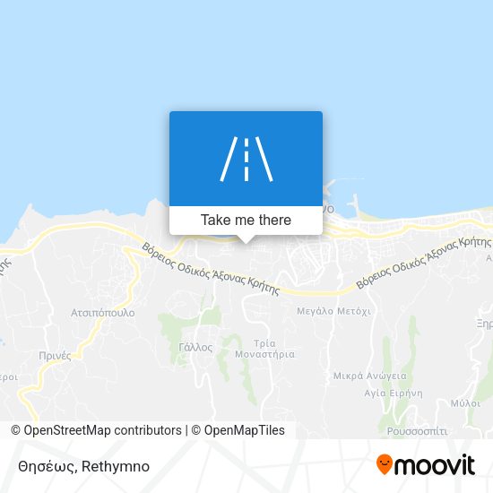 Θησέως map