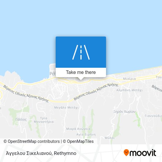 Άγγελου Σικελιανού map