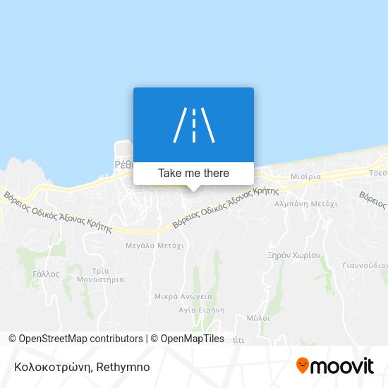 Κολοκοτρώνη map