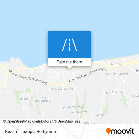 Κωστή Παλαμά map