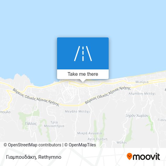 Γιαμπουδάκη map
