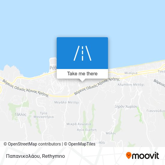 Παπανικολάου map