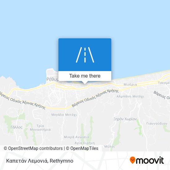 Καπετάν Λεμονιά map