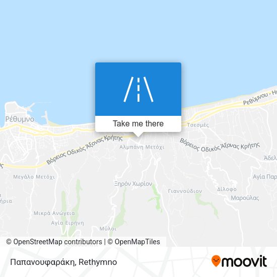 Παπανουφαράκη map
