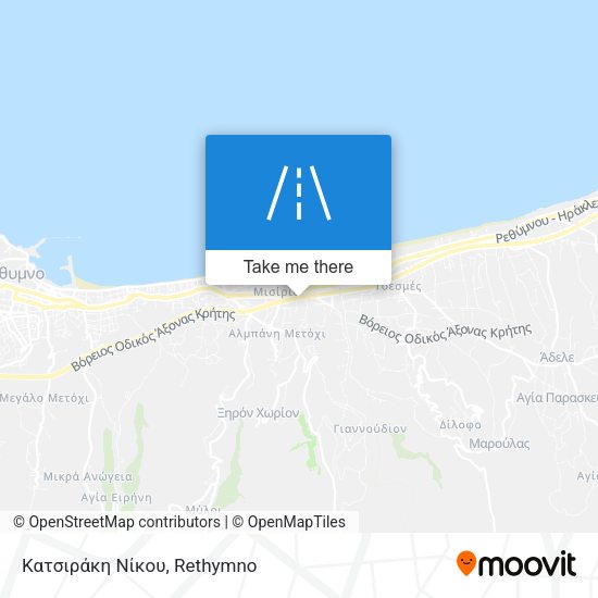 Κατσιράκη Νίκου map