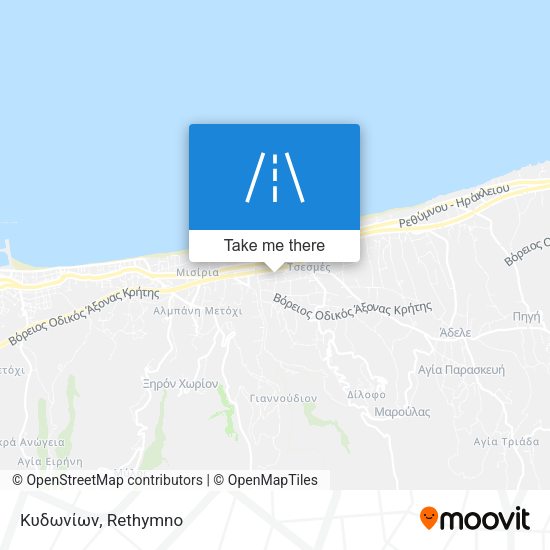 Κυδωνίων map