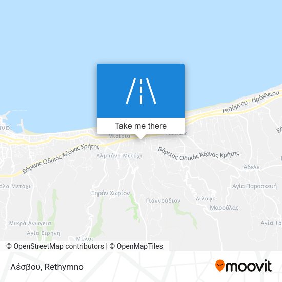 Λέσβου map