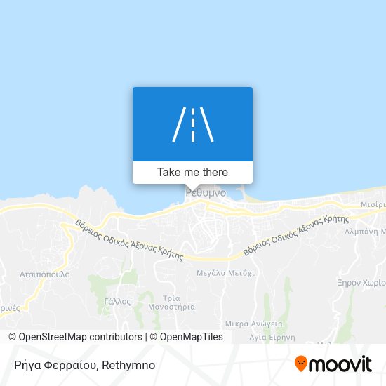 Ρήγα Φερραίου map