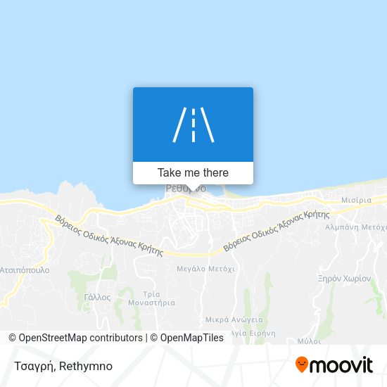 Τσαγρή map