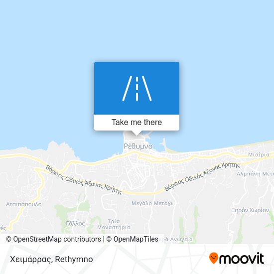 Χειμάρρας map