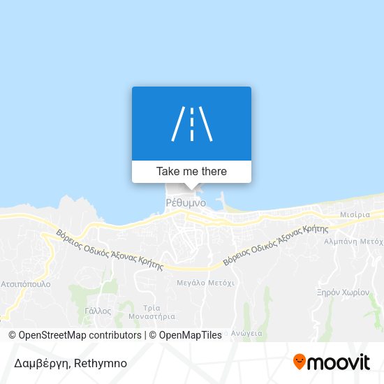 Δαμβέργη map