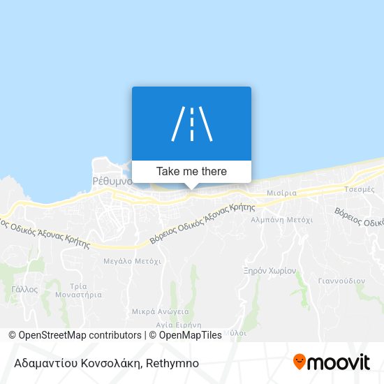 Αδαμαντίου Κονσολάκη map