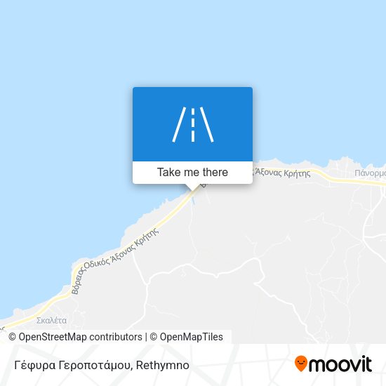 Γέφυρα Γεροποτάμου map