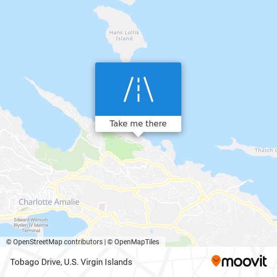 Tobago Drive map