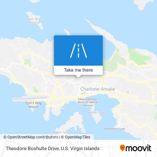Theodore Boshulte Drive map