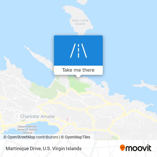 Martinique Drive map