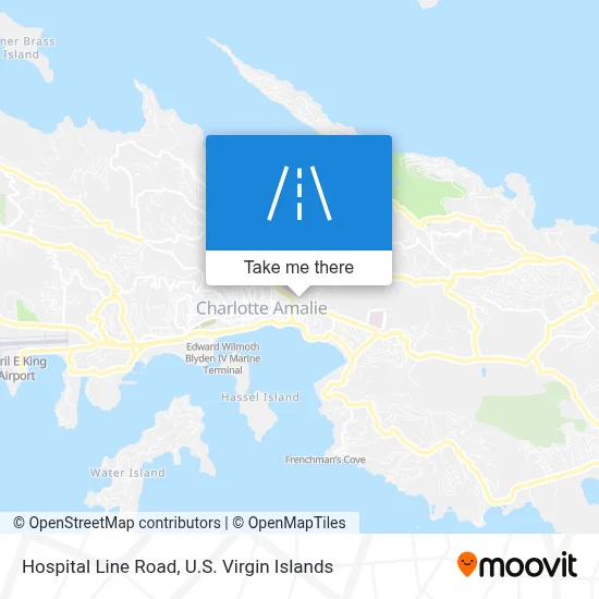 Hospital Line Road map