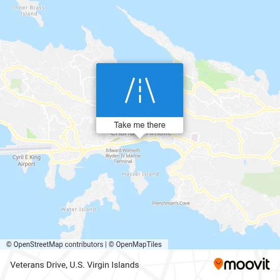 Veterans Drive map