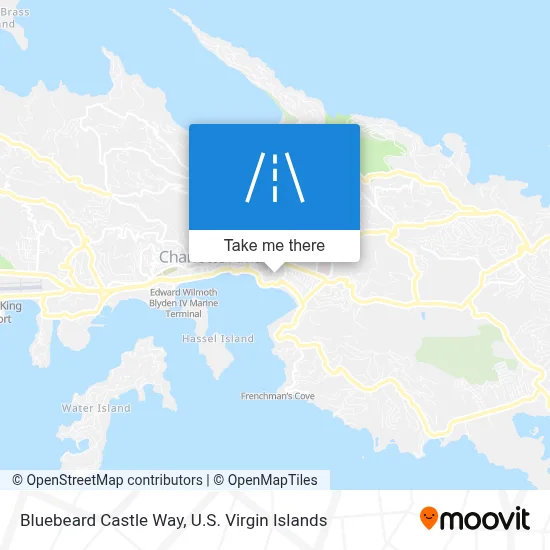 Bluebeard Castle Way map