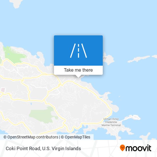 Mapa Coki Point Road