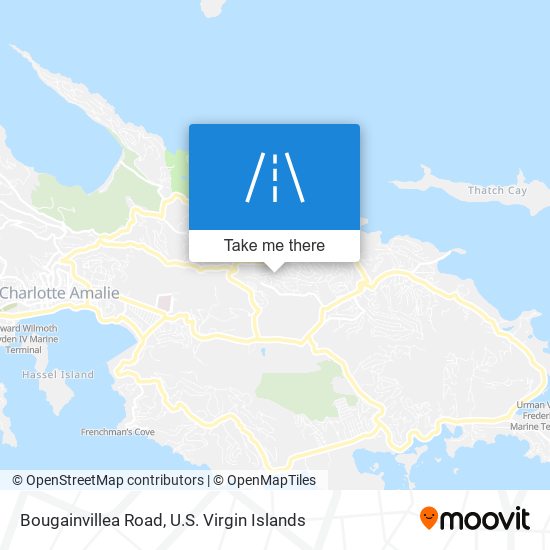 Mapa Bougainvillea Road