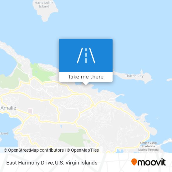 East Harmony Drive map