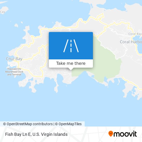 Fish Bay Ln E map
