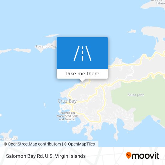 Salomon Bay Rd map