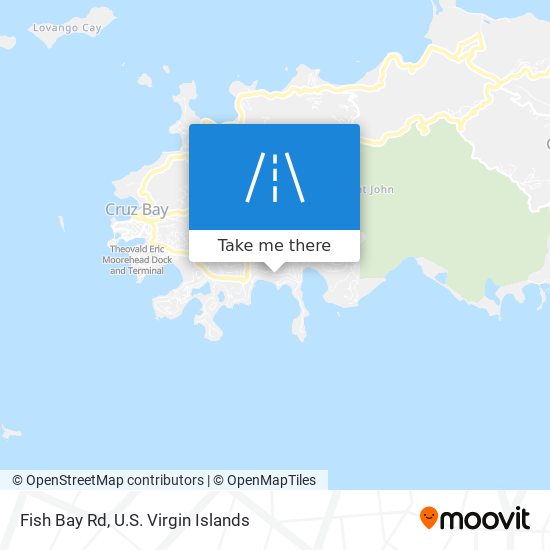 Fish Bay Rd map