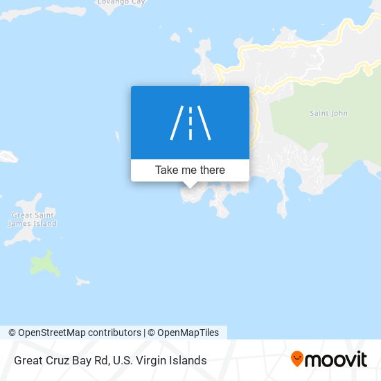 Great Cruz Bay Rd map