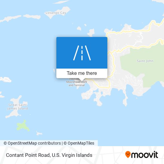 Mapa Contant Point Road