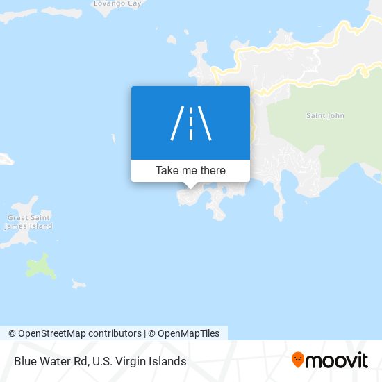 Mapa Blue Water Rd