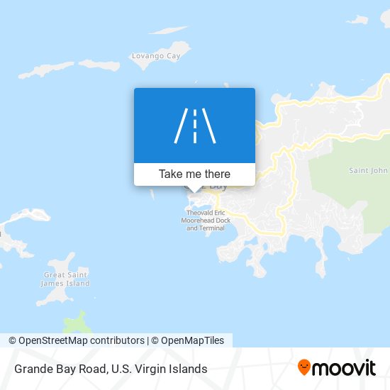 Mapa Grande Bay Road