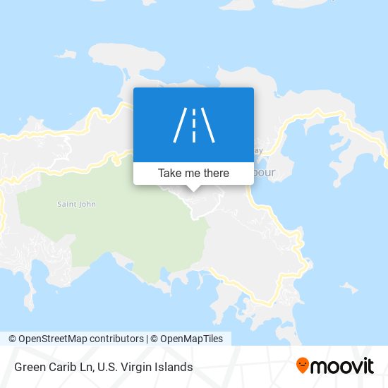 Green Carib Ln map