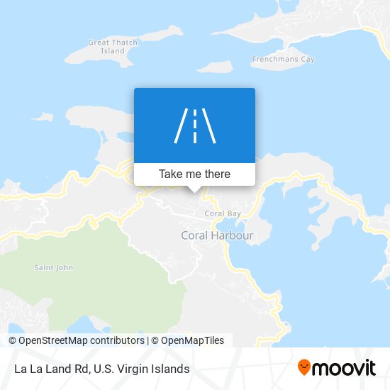 La La Land Rd map