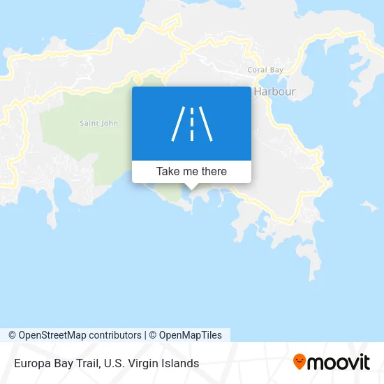 Europa Bay Trail map