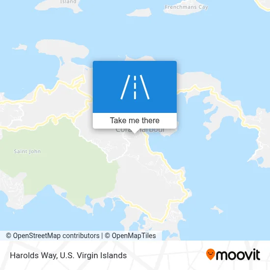 Harolds Way map