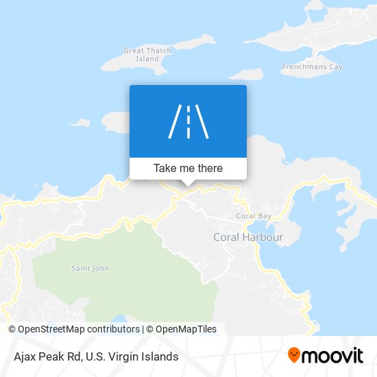 Mapa Ajax Peak Rd