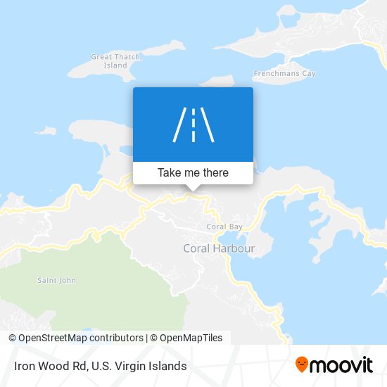 Mapa Iron Wood Rd